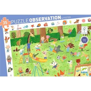 Djeco - P. Observación El jardín de los amiguitos 35pzas
