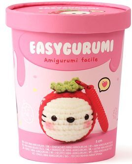 Set de ganchillo diy fresa easygurumi