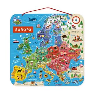 Janod - Mapa De Europa Magnético Versión Española