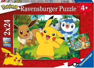 Ravensburger - 2 Puzzles Pokémon 24 pzas