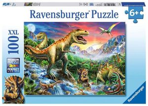Ravensburger - Puzzle Dinosauros prehistóricos 100p