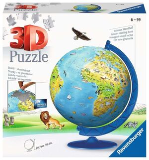 Ravensburger - Globo terráqueo 3D puzzle