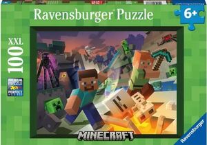 Ravensburger - Puzzle Minecraft 100 piezas XXL