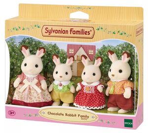 Sylvanian Families - Familia Conejo Chocolate