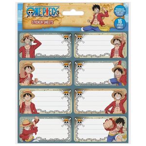 ETIQUETAS ESCOLARES ONE PIECE