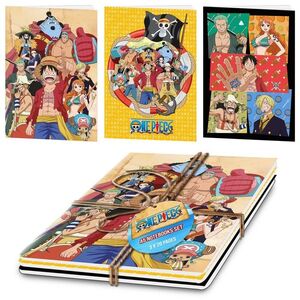SET 3 CUADERNOS ACTIVIDADES ONE PIECE BEST PIRATES EVER