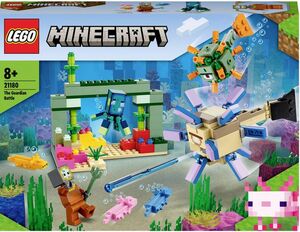 Lego Minecraft - La batalla contra el guardian