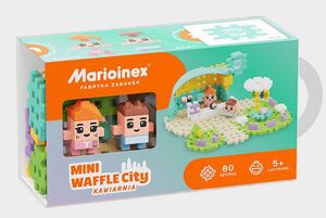 Marioinex Mini Waffle - Café 80 piezas