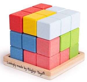 Bigjigs - Tetris en cubo (madera)