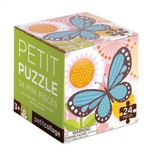 petitcollage - Pequeños Puzzles PRIMAVERA Mariposa 24pz