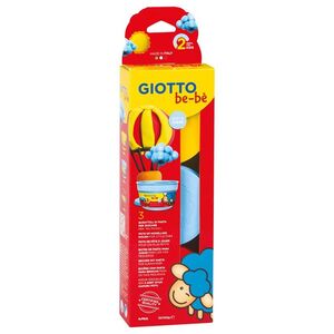 Giotto Be-Bè - Pack 3 unidades pasta modelar colores surtidos 100g (amarillo + cian + rojo)