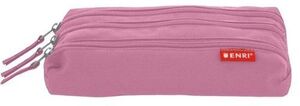 Portatodo triple 22x4x8cm color rosa enri