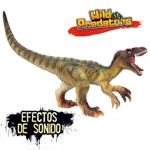 Wild Predators - Dinosaurio Velociraptor Foam con sonido