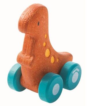 Plan Toys - Cochecito Dino coche