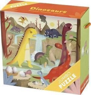 Mudpuppy - Puzzle Jumbo Dinosaurios 25pzas