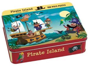 Mudpuppy - Puzzles Coleccionables Isla Pirata 100pzas