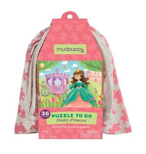 Mudpuppy - Puzles para llevar Princesas