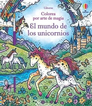 El mundo de los unicornios. Colorea.