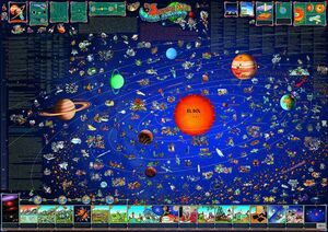 Mapa Sistema solar infantil 