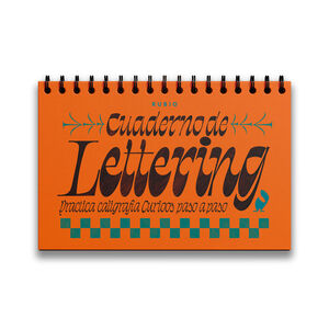 Cuaderno de lettering. Practica caligrafía Curioos paso a paso