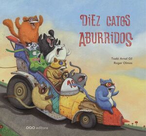 Diez gatos aburridos
