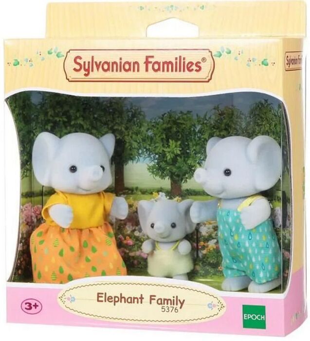 Sylvanian Families - Familia Elefantes 3. Muñecos, muñecas y figuras. Leolo