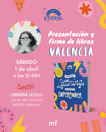 Lettering - Gemma Muñoz presenta su último libro